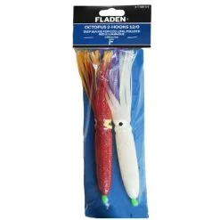 Fladen Fishing AB FLADEN 2er Octopus Rig Big Red-luminous - Größe 12/0