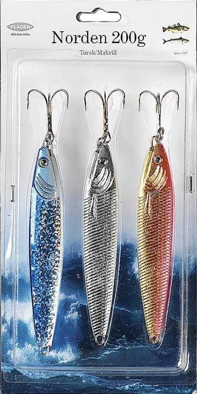 Fladen Fishing AB Fladen Pilker Norden 3er Pack 3 Fladen Fishing AB Fladen Pilker Norden 3er Pack