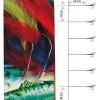Mustad Col. Mackerel Feather Trace T7/S0806