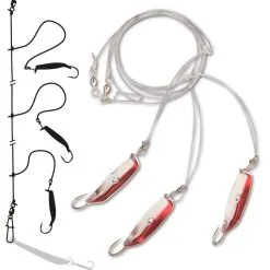 Zebco Köhler Rig - Seelachsvorfach Rot/silber