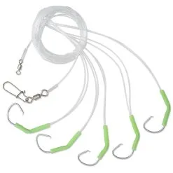 Rhino Rotbarsch-Vorfach Selbstleuchtend