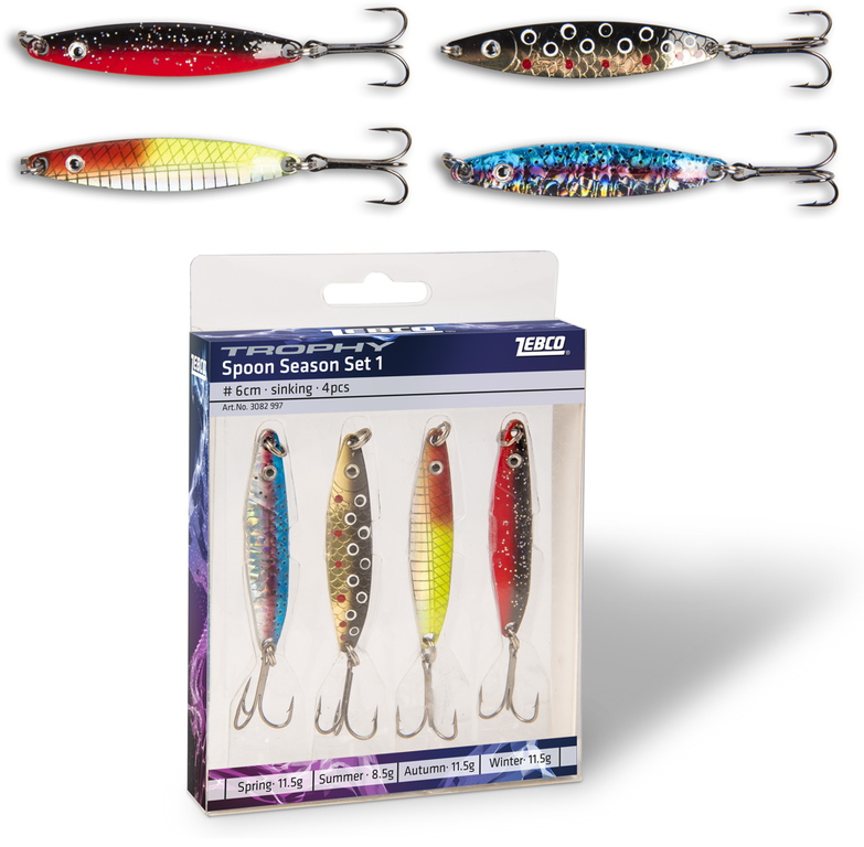Zebco Trophy Spoon Set - Mefo- U. Wolfsbarsch-Blinkerset 5 Zebco Trophy Spoon Set - Mefo- U. Wolfsbarsch-Blinkerset – Bild 3