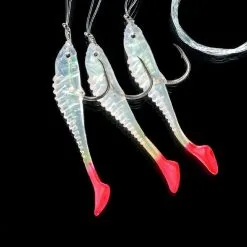 DEGA - 3er Gummifisch-Vorfach Mit Reflexfolie -Williamson 7721006 01 1280x1280