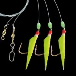 Jenzi DEGA Norwegen-Paternoster Mit Echter Fischhaut Gr. 2/0-12/0