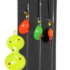 Dieter Eisele Eisele Sea-Fishing Flounder-Spoon-Vorfach Fluo-gelb