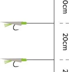 Kinetic Sabiki Circle Hook Fishskin Vorfach -Williamson F103 142 021 4 767247 1280x1280