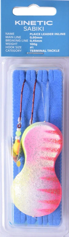 Kinetic Sabiki Plaice Leader Inline Rig - Buttlöffel 7 Kinetic Sabiki Plaice Leader Inline Rig - Buttlöffel – Bild 5