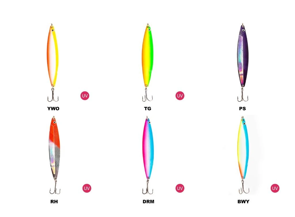 FLADEN Meerforellen-Blinker Nidingen Flash 28g - UV-Farben 4 FLADEN Meerforellen-Blinker Nidingen Flash 28g - UV-Farben – Bild 2