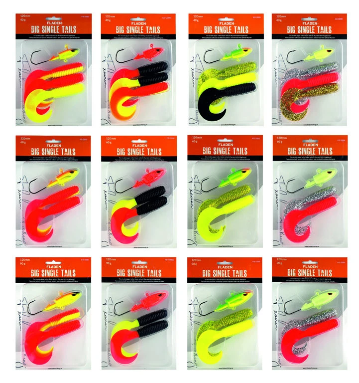 Fladen Fishing AB Fladen Big Single Tail - Riesen-Twister-Set 4 Fladen Fishing AB Fladen Big Single Tail - Riesen-Twister-Set – Bild 2
