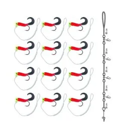 Mustad Fastach System Cod Red-Black - Set