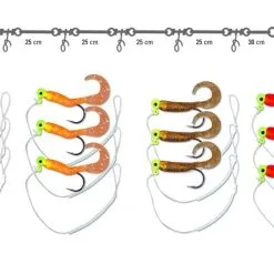 Mustad Fastach Rig-System Für DORSCH Twister-Set -Williamson Mustad Fastach System DORSCH Twister Set Galeriebild 1280x1280