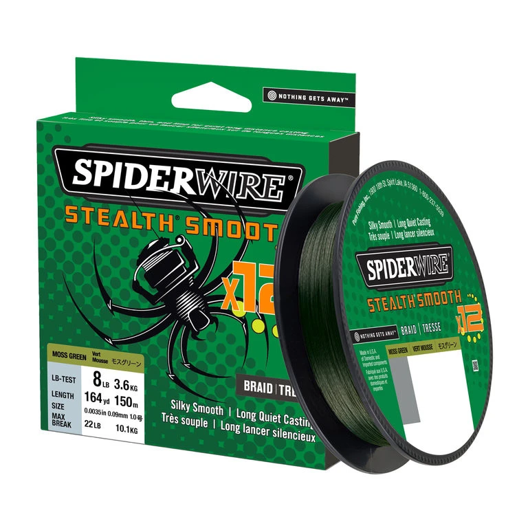 SPIDERWIRE - Pure Fishing SPIDERWIRE Stealth Smooth 12 Braid - Geflochtene Schnur 5 SPIDERWIRE - Pure Fishing SPIDERWIRE Stealth Smooth 12 Braid - Geflochtene Schnur – Bild 3