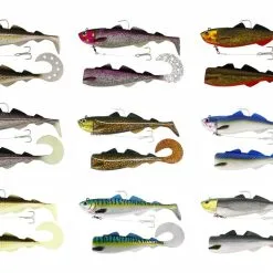 WESTIN Crazy Daisy Gummifisch - Heilbuttköder -Williamson Westin Crazy Daisy Galeriebild ohne Farbcode 1280x1280