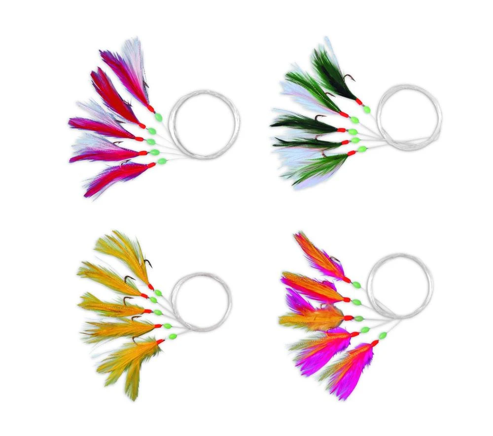 ZEBCO Z-SEA Makrelenvorfach 1/0 Mit Federn 4 ZEBCO Z-SEA Makrelenvorfach 1/0 Mit Federn – Bild 2