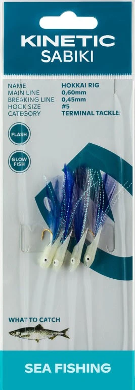 Kinetic Sabiki Hokkai Rig 3 Kinetic Sabiki Hokkai Rig