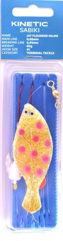 Kinetic Sabiki JAY FLOUNDER Inline Rig - Buttlöffel 3 Kinetic Sabiki JAY FLOUNDER Inline Rig - Buttlöffel